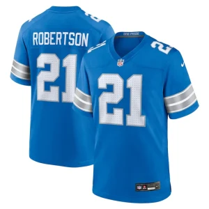 Amik robertson detroit lions nike game jersey Blue