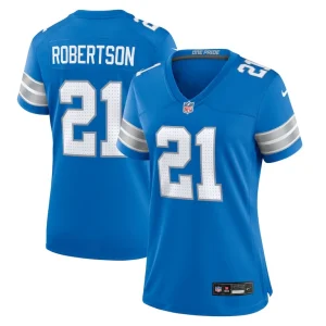 Amik robertson detroit lions nike womens team game jersey Blue