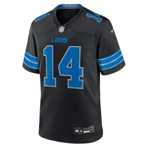 Amon ra st. brown detroit lions nike 2nd alternate game jersey Black M