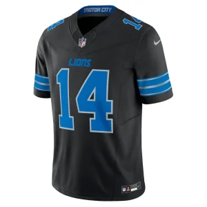 Amon ra st. brown detroit lions nike 2nd alternate vapor f.u.s.e. limited jersey Black M