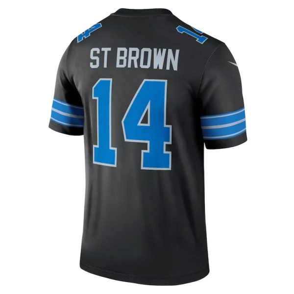 Amon ra st. brown detroit lions nike alternate legend player performance top Black L