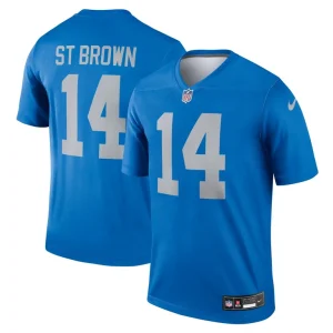 Amon ra st. brown detroit lions nike alternate legend player performance top Blue