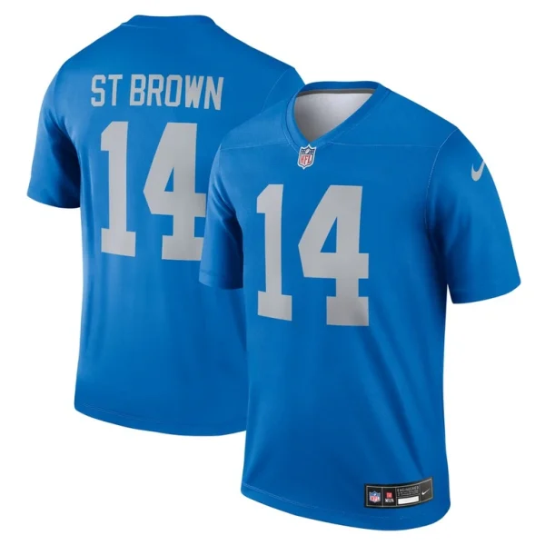 Amon ra st. brown detroit lions nike alternate legend player performance top Blue