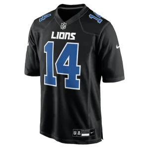 Amon ra st. brown detroit lions nike carbon fashion jersey Carbon black M