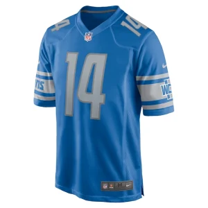 Amon ra st. brown detroit lions nike game player jersey Blue M