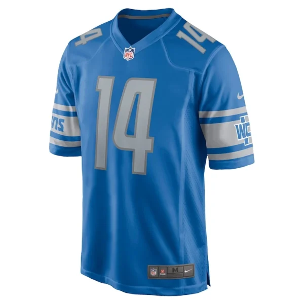 Amon ra st. brown detroit lions nike game player jersey Blue M