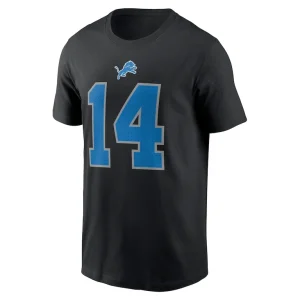 Amon ra st. brown detroit lions nike player name number t shirt Black M