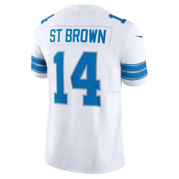 Amon ra st. brown detroit lions nike vapor f.u.s.e. limited jersey White L