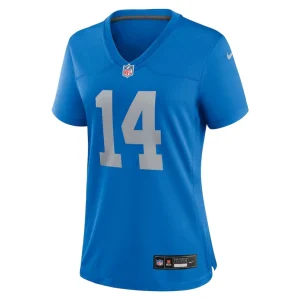 Amon ra st. brown detroit lions nike womens alternate game jersey Blue M