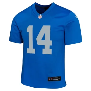 Amon ra st. brown detroit lions nike youth alternate game jersey Blue Yth M