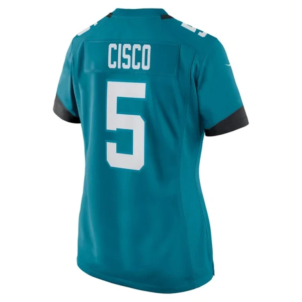 Andre cisco jacksonville jaguars nike womens game player jersey Teal L