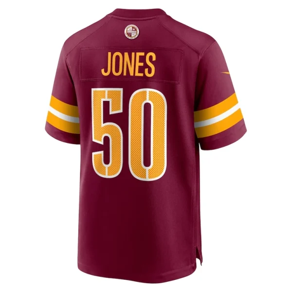 Andre jones jr. washington commanders nike team game jersey Burgundy L