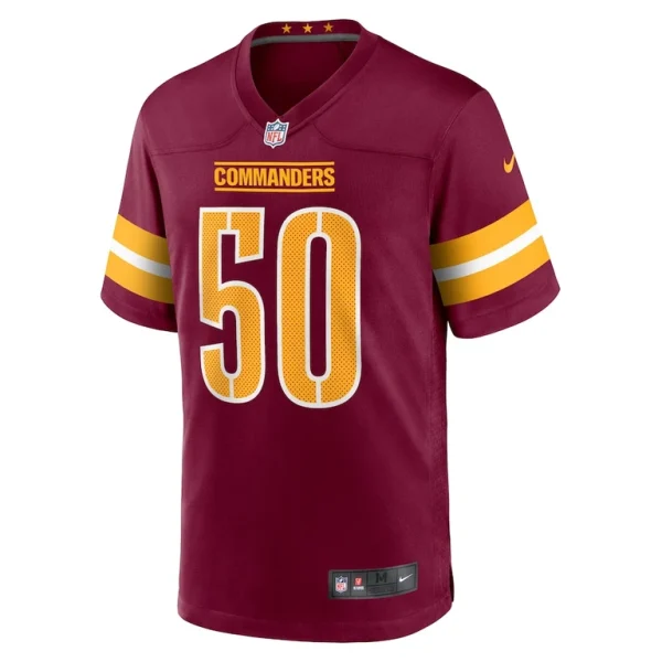 Andre jones jr. washington commanders nike team game jersey Burgundy M
