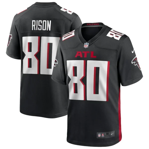 Andre rison atlanta falcons nike game retired player jersey Black
