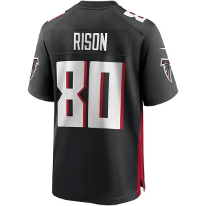 Andre rison atlanta falcons nike game retired player jersey Black L