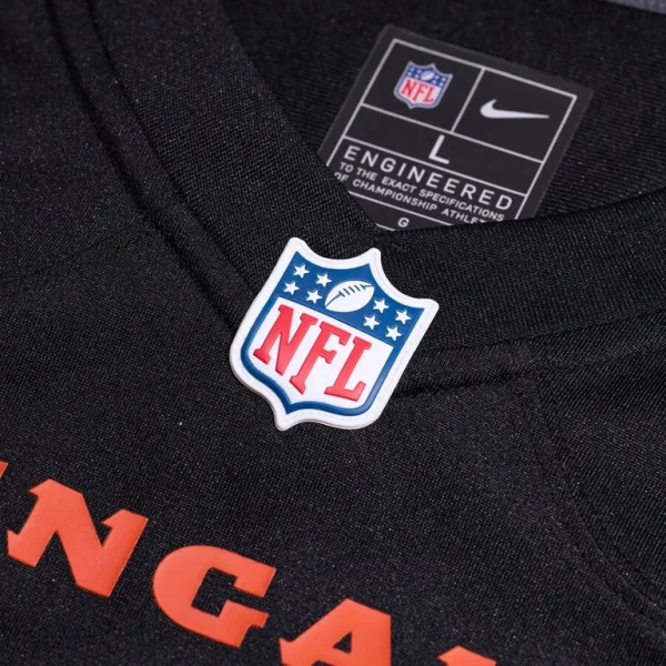Andrei iosivas cincinnati bengals nike team game jersey Black XL
