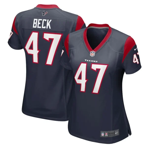 Andrew beck houston texans nike womens team game jersey Navy