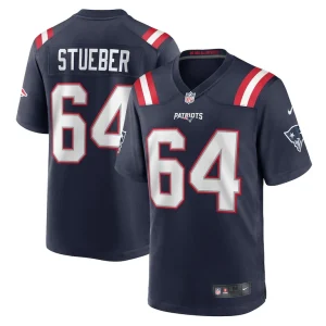 Andrew stueber new england patriots nike game player jersey Navy