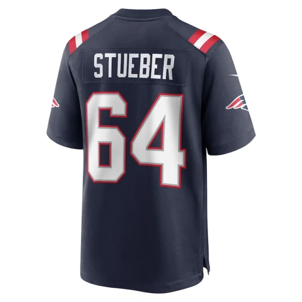 Andrew stueber new england patriots nike game player jersey Navy L