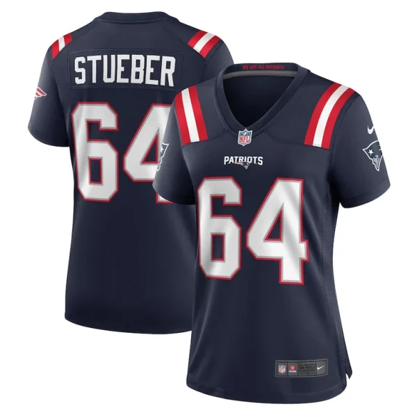Andrew stueber new england patriots nike womens game player jersey Navy