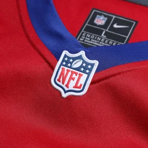 Andrew thomas new york giants nike alternate player game jersey Century red XL