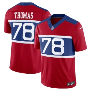 Andrew thomas new york giants nike alternate vapor f.u.s.e. limited jersey Century red