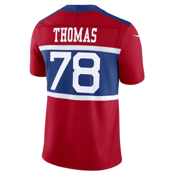 Andrew thomas new york giants nike alternate vapor f.u.s.e. limited jersey Century red L