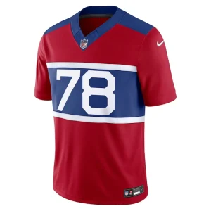 Andrew thomas new york giants nike alternate vapor f.u.s.e. limited jersey Century red M