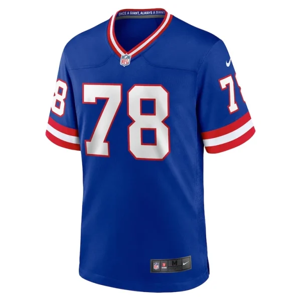 Andrew thomas new york giants nike classic player game jersey Royal M