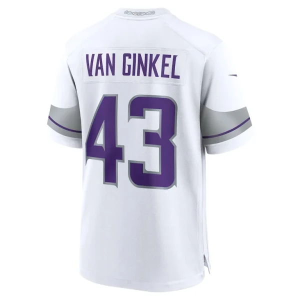 Andrew van ginkel minnesota vikings nike alternate game jersey White L