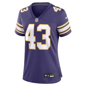 Andrew van ginkel minnesota vikings nike womens alternate game jersey Purple M