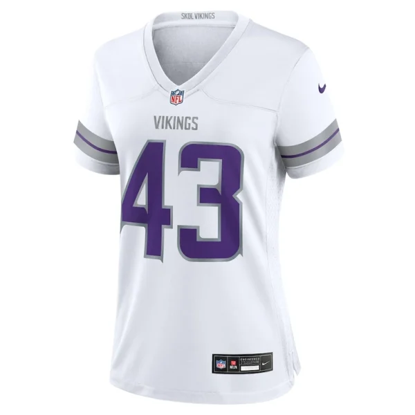 Andrew van ginkel minnesota vikings nike womens alternate game jersey White M