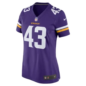 Andrew van ginkel minnesota vikings nike womens team game jersey Purple M