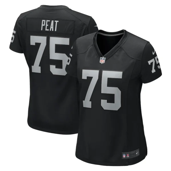 Andrus peat las vegas raiders nike womens game jersey Black