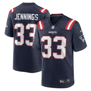 Anfernee jennings new england patriots nike team game jersey Navy