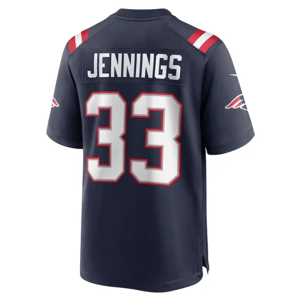Anfernee jennings new england patriots nike team game jersey Navy L