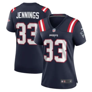 Anfernee jennings new england patriots nike womens team game jersey Navy