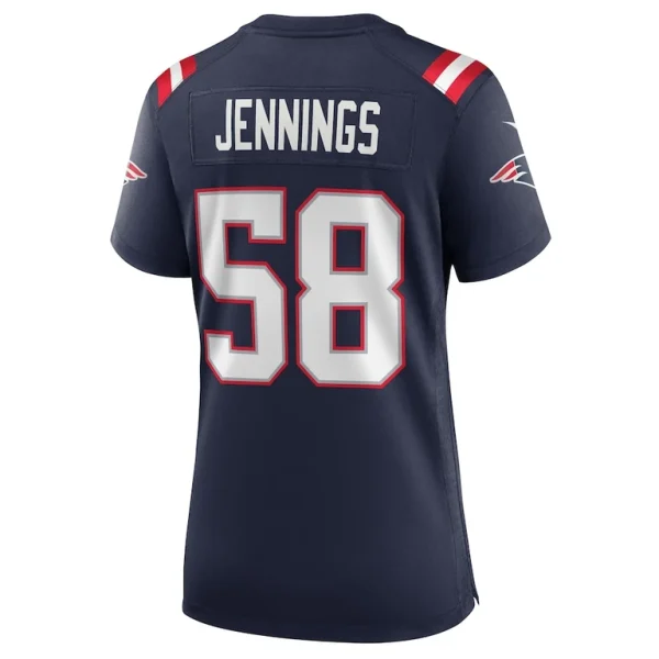 Anfernee jennings new england patriots nike womens team game jersey Navy L