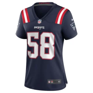 Anfernee jennings new england patriots nike womens team game jersey Navy M