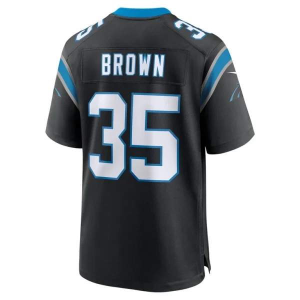 Anthony brown carolina panthers nike game jersey Black L