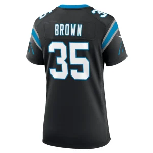 Anthony brown carolina panthers nike womens game jersey Black L