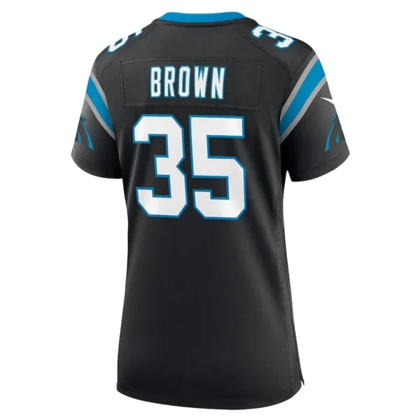 Anthony brown carolina panthers nike womens game jersey Black L