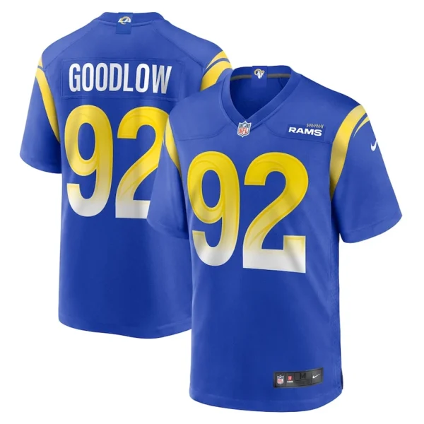 Anthony goodlow los angeles rams nike game jersey Royal