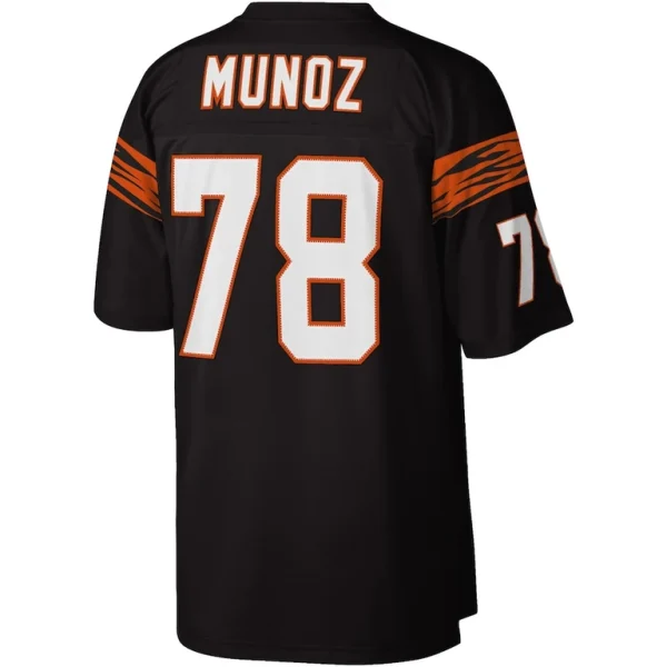 Anthony munoz cincinnati bengals mitchell ness legacy replica jersey Black L