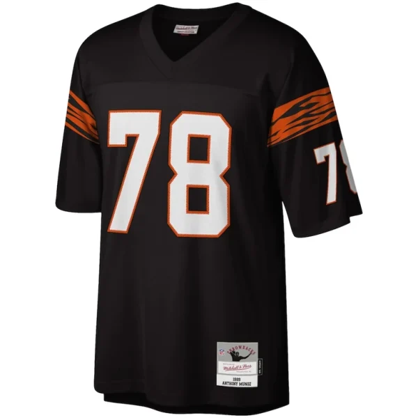 Anthony munoz cincinnati bengals mitchell ness legacy replica jersey Black M