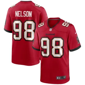 Anthony nelson tampa bay buccaneers nike game jersey Red