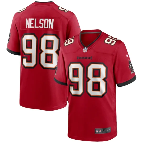 Anthony nelson tampa bay buccaneers nike game jersey Red