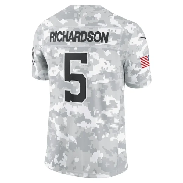 Anthony richardson indianapolis colts nike 2024 salute to service limited jersey Arctic camo L