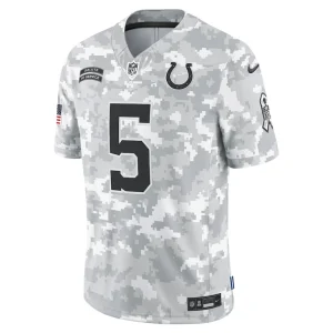 Anthony richardson indianapolis colts nike 2024 salute to service limited jersey Arctic camo M