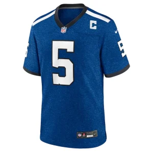 Anthony richardson indianapolis colts nike indiana nights alternate game jersey Royal M